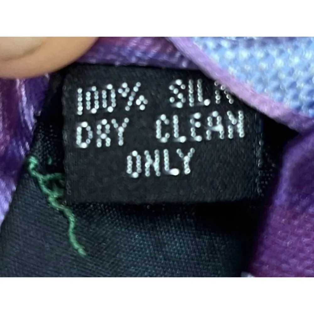 Paul Smith London Purple 100% Silk Stripe Neck Tie  Mens One Size